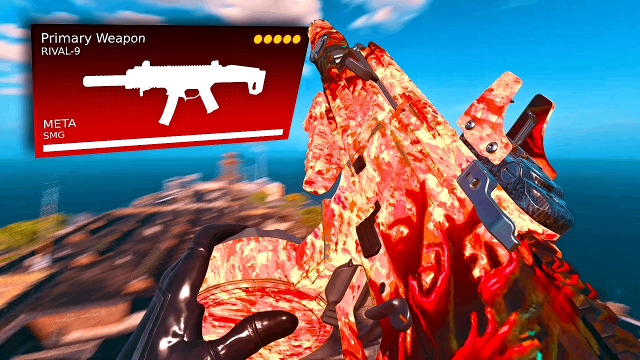 This RIVAL 9 is now the *META* SMG on REBIRTH ISLAND (Best Rival-9 Class Setup Warzone)