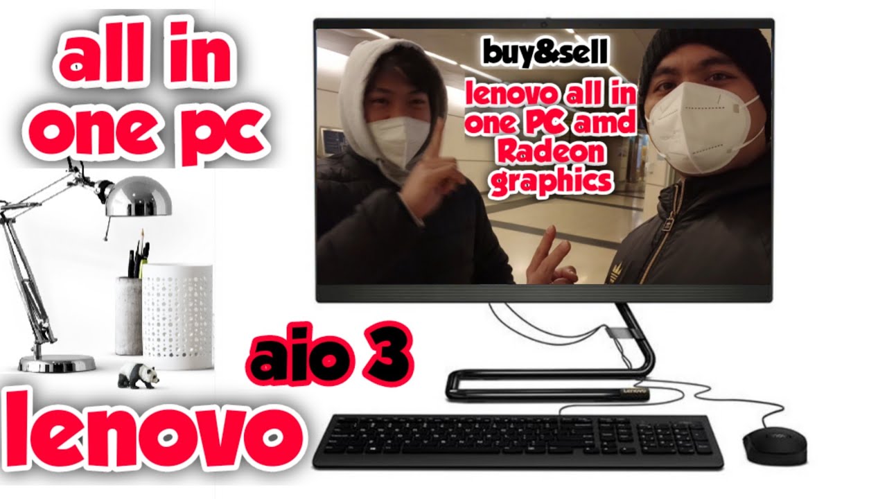 Lenovo ideacentre all in one pc 8gb ram amd athlon silver radeon graphics | buy and sell || unboxing