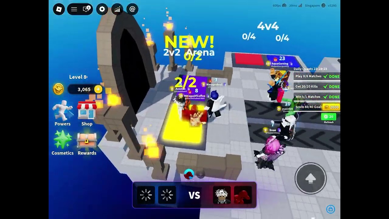 Playing slap duels P2