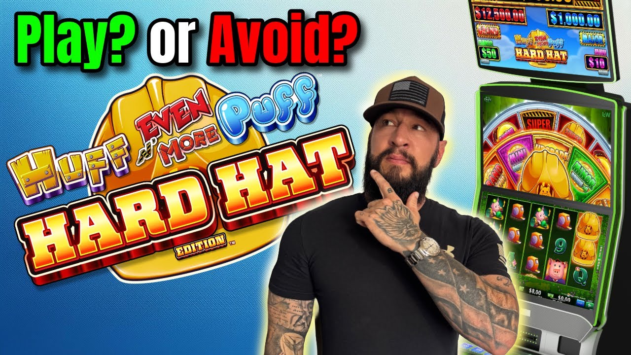 🎰 Huff N' Puff HARD HAT Slot Machine – BIG WINS or BAD BET? Slot Tech Reveals All! ⭐️