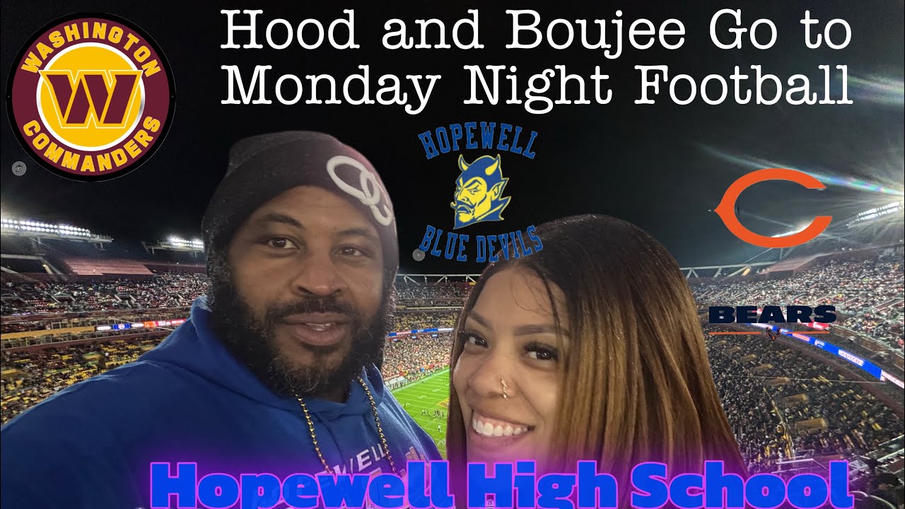 Hood and Boujee Go To Monday Night Football w/ Hopewell High Marching Blue Devils