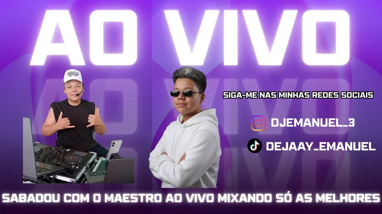 🎧 Sabadou com o Maestro — Set Exclusivo Ao Vivo 12 | DJ Emanuel O Maestro Mirim do Pará 🔥💿