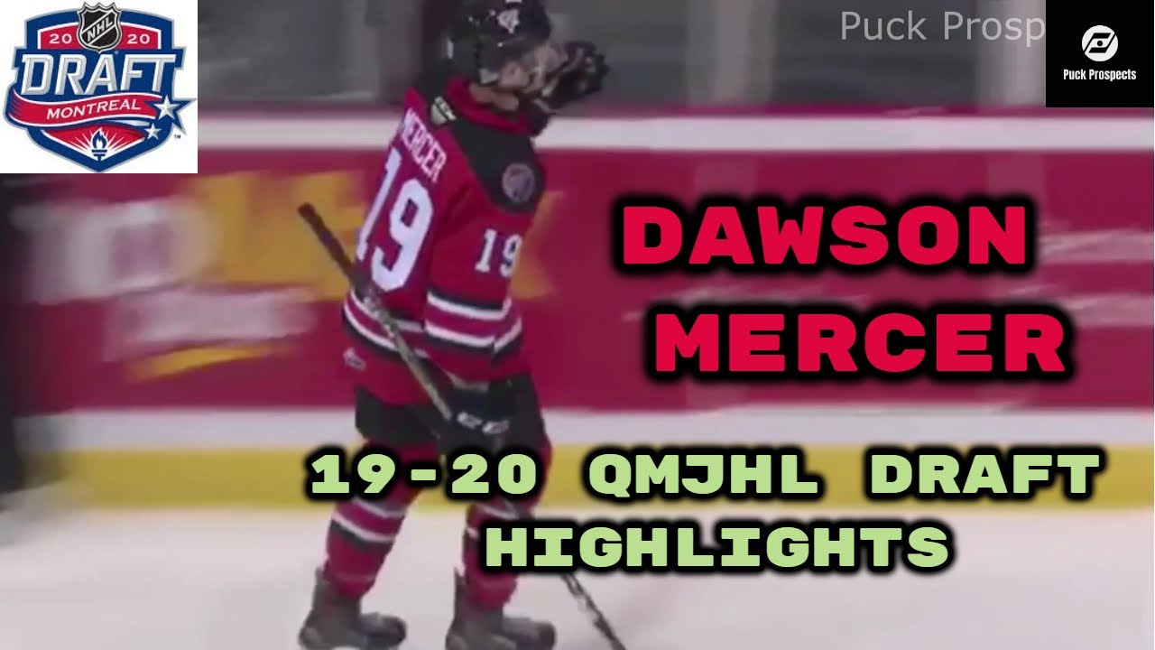 Dawson Mercer 2019-2020 QMJHL Draft Highlights