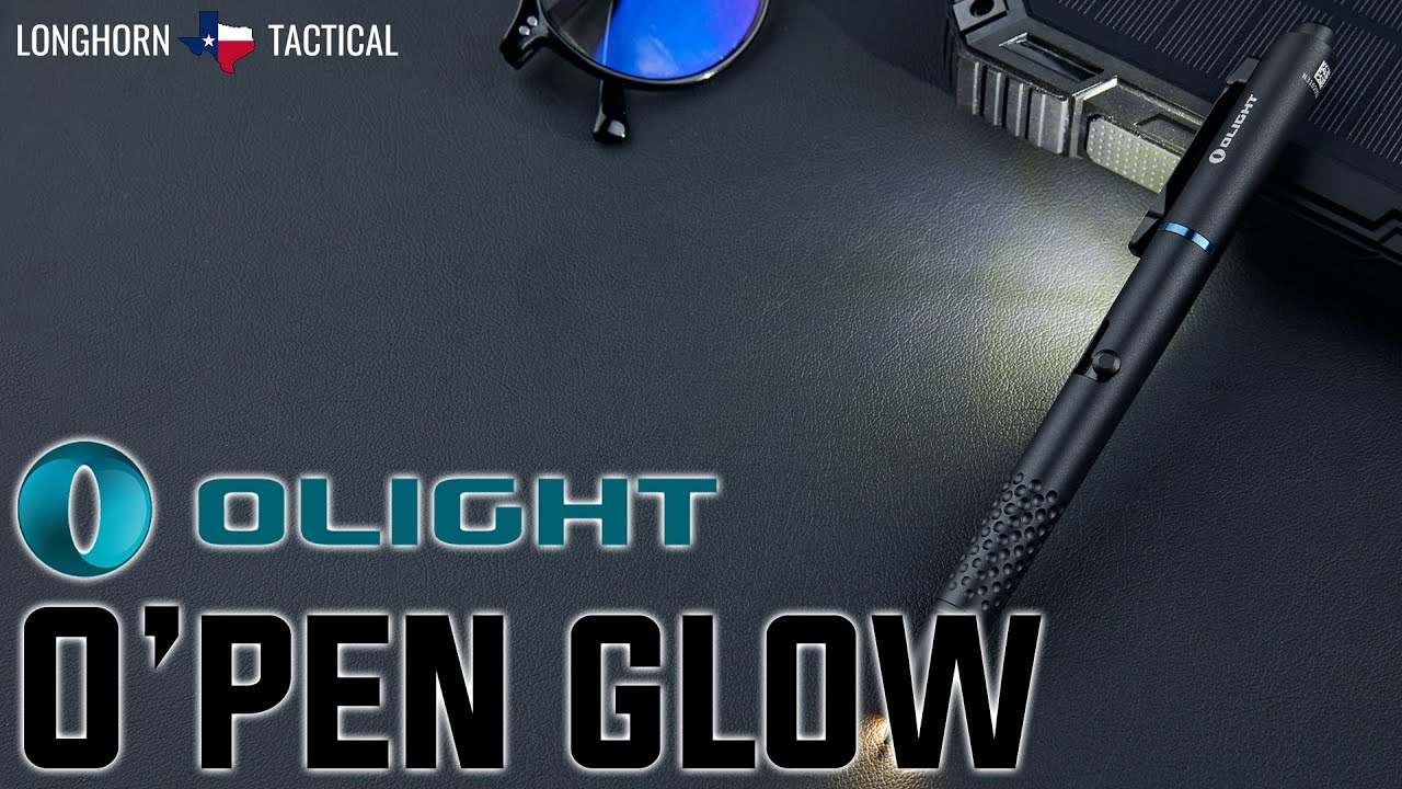Ручка Olight O’Pen Glow EDC с фонариком и зелёным лазером [Открыто]