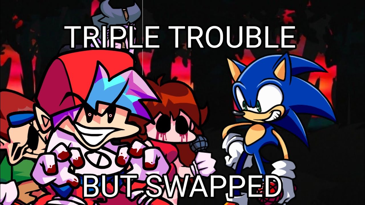 FNF - Triple Trouble But Swapped (REMASTERED)