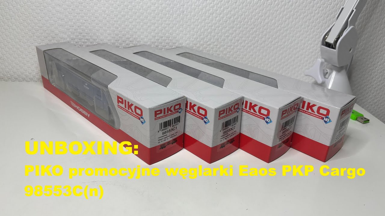 UNBOXING: PIKO promocyjne węglarki Eaos PKP Cargo 98553C(n)