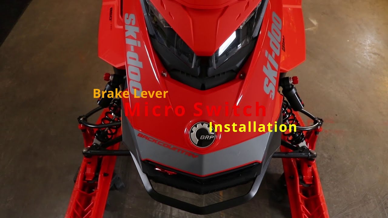 Ski-doo Brake Micro Switch installation.
