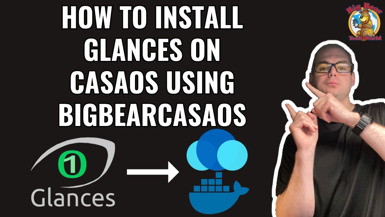 How to install Glances on CasaOS using BigBearCasaOS