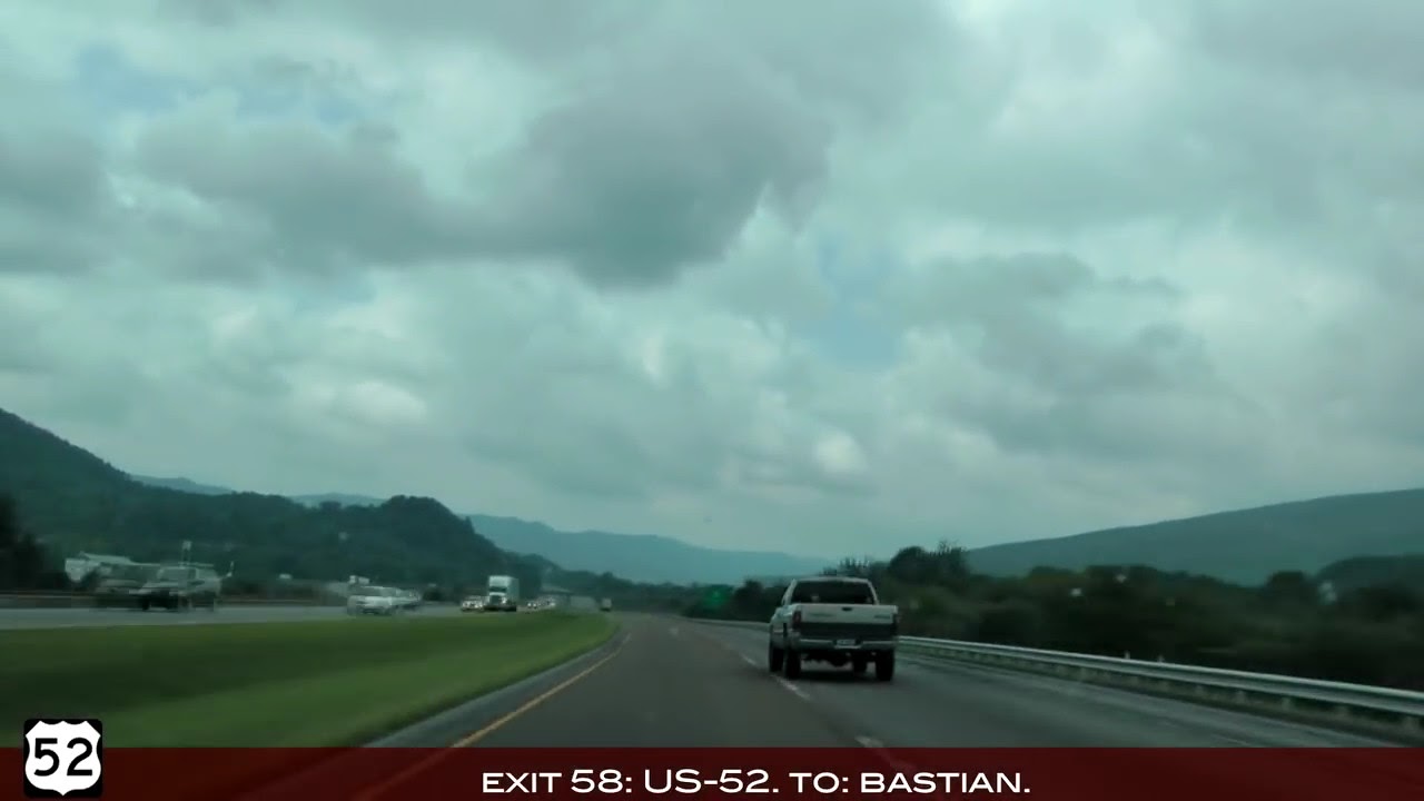 I-77 South, West Virginia into Virginia