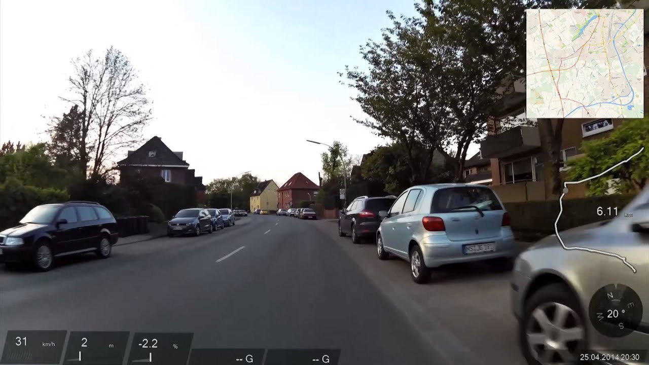 Münster: Amelsbüren - Aasee - Fahrrad - Bicycle  (Garmin Virb Elite)