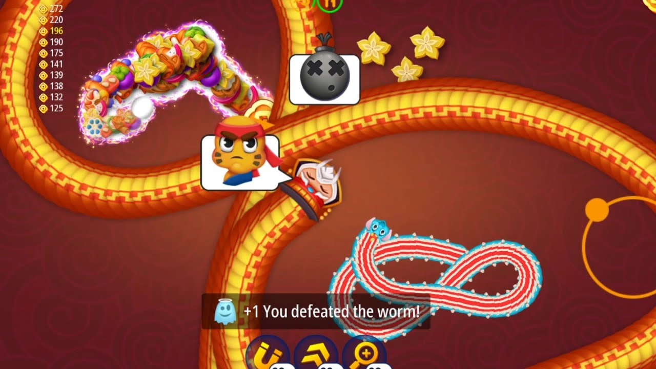 🐉1.5 🧧 🏮🏮🏮🏮New Lunar Worm Skin! Chinese New Year Event | Worms Zone, Emperor Worm