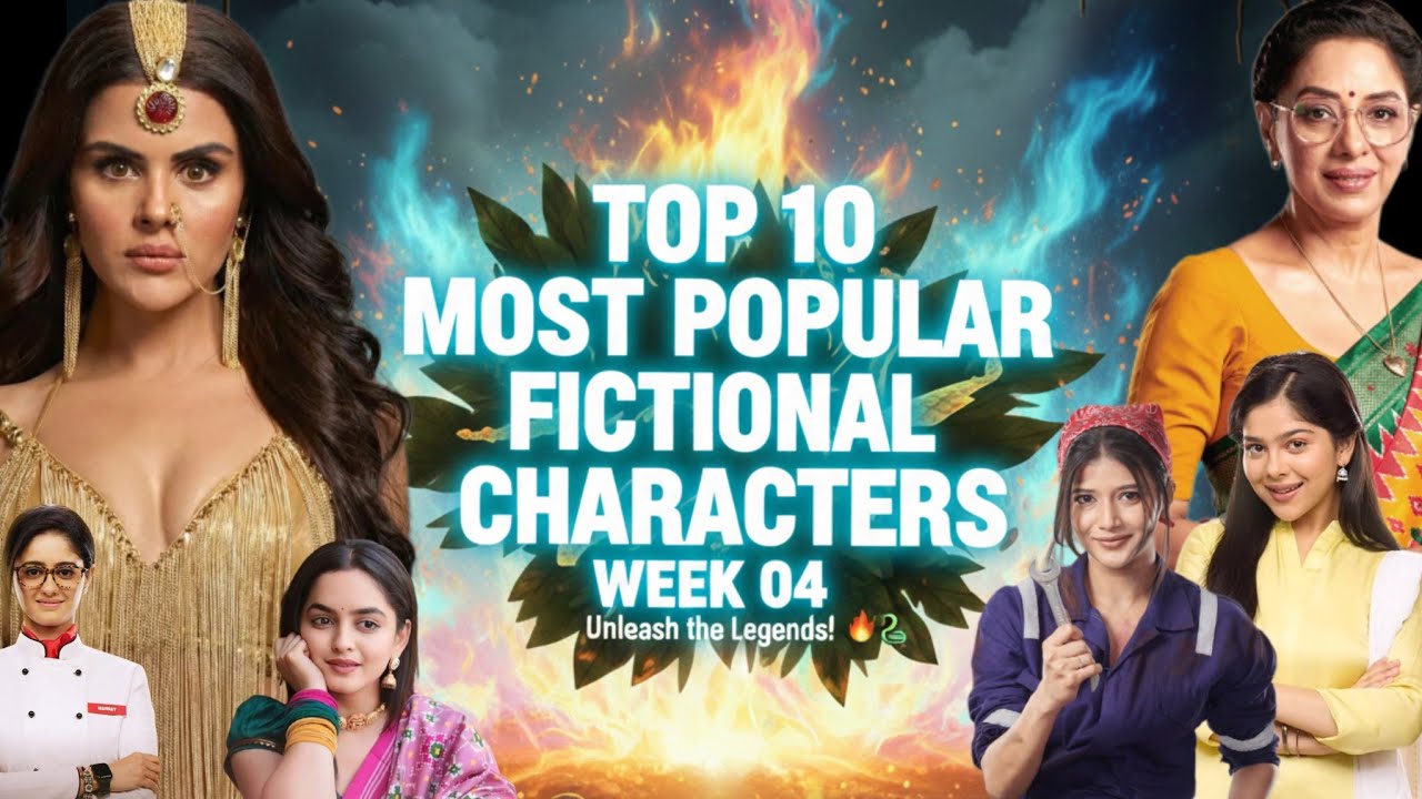 Top 10 Most Popular Fictional characters Week 04 (2026) Purvi Rocks with Anupama, Mannat Entry