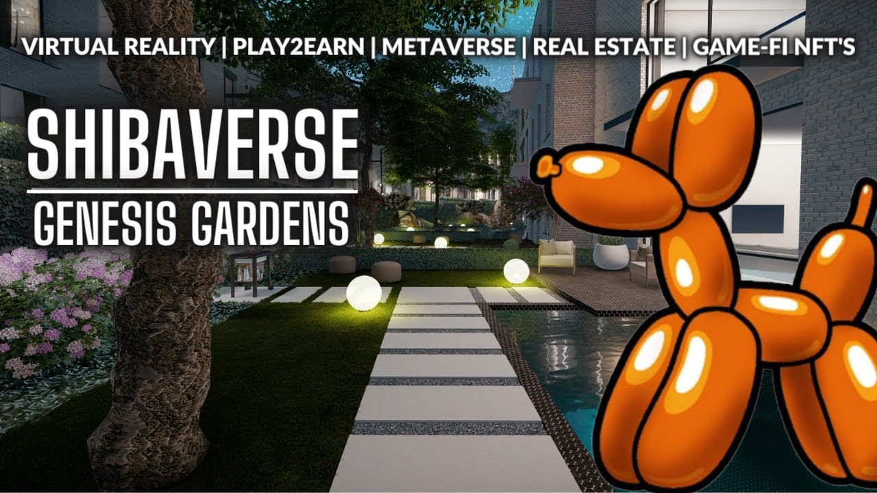 SHIBAVERSE GARDENS WITH OVER 80 UNIQUE LANDSCAPES - SHIBACITY - GENESIS