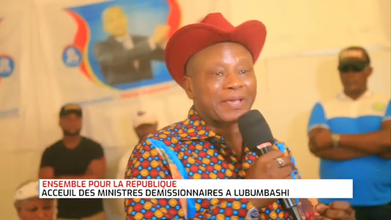 ENSEMBLE POUR LA RÉPUBLIQUE: ACCEUIL DES MINISTRES DÉMISSIONNAIRES