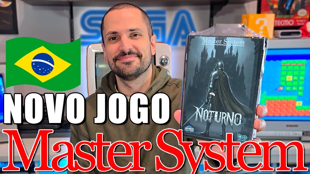 Noturno: NOVO JOGO de Master System feito por um brasileiro que homenageia Castlevania 🦇