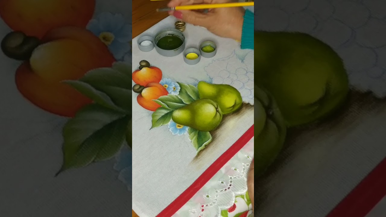 vamos pintar pera verde