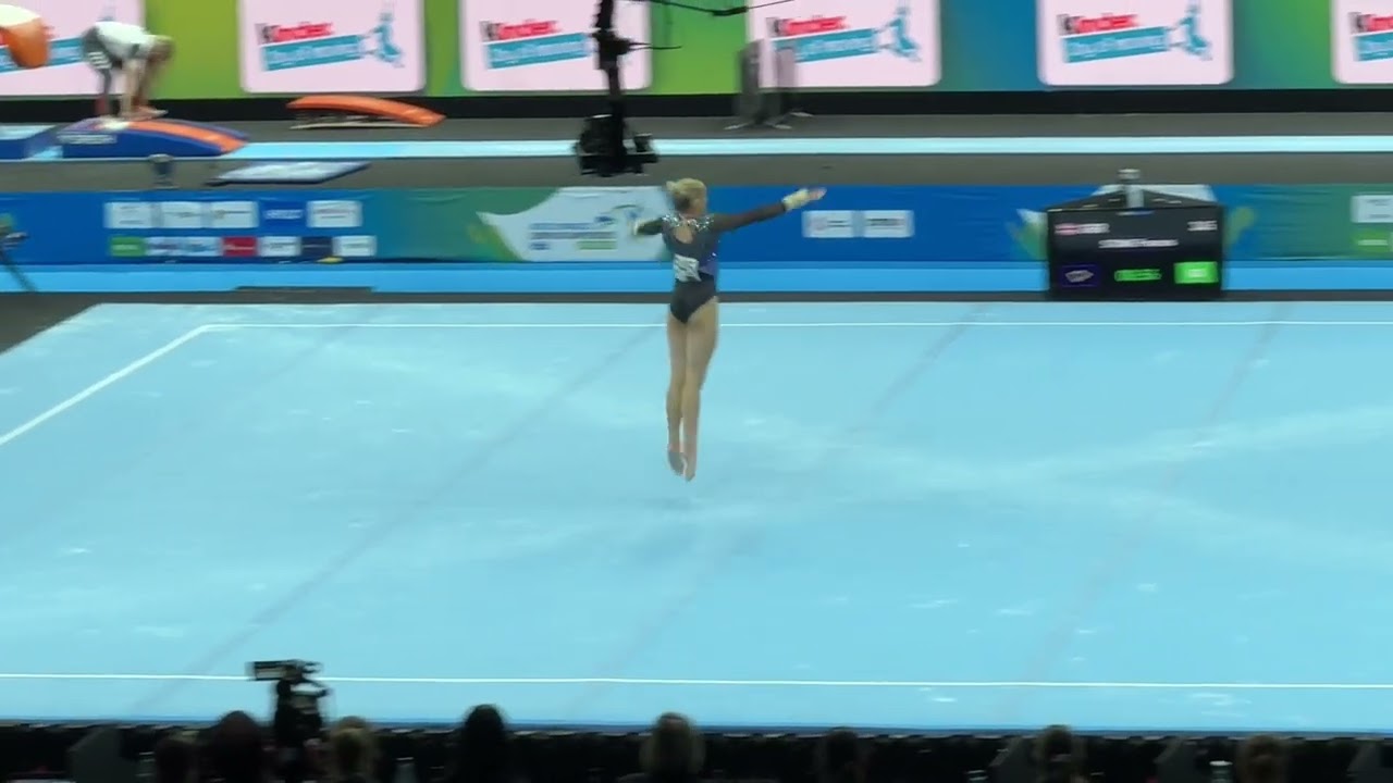 Frances Stone floor qualifications - 2025 European Championships