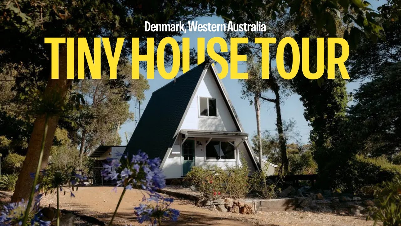 Two-Story Tiny House Tour: Denmark's Unique A-Frame Cabin Retreat | Perth is OK!