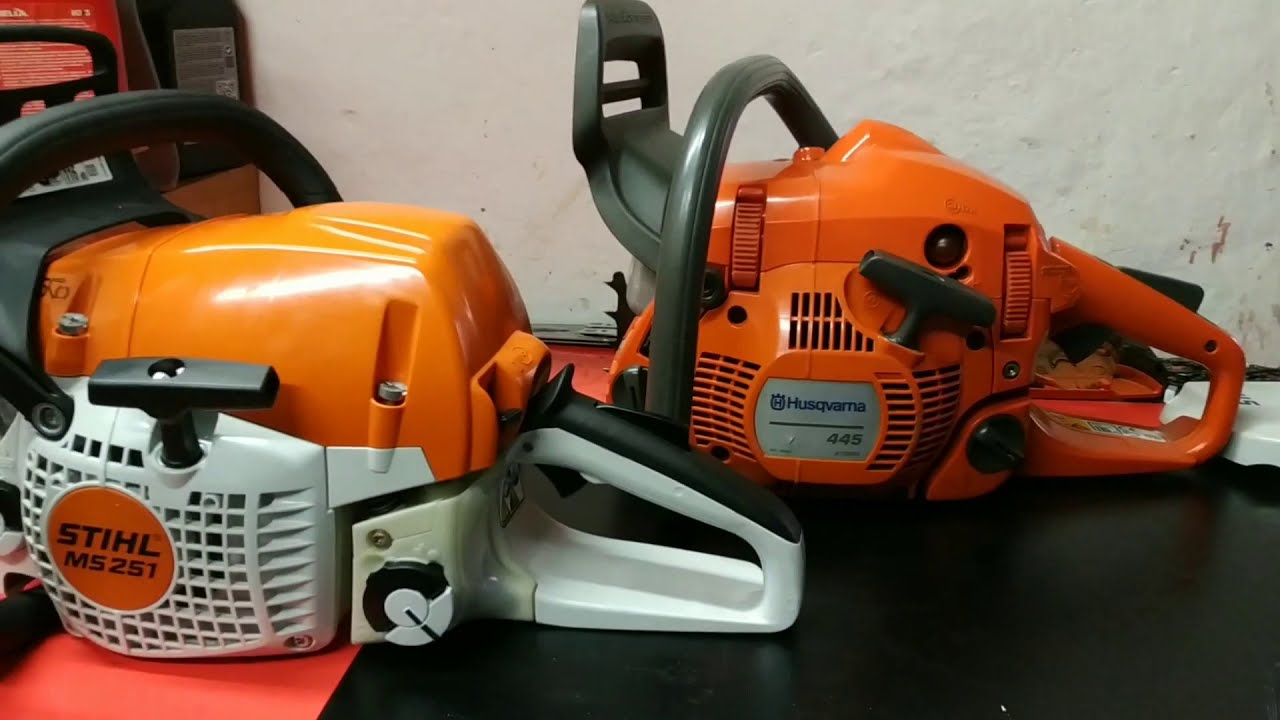 Stihl MS 251 VS Husqvarna 445