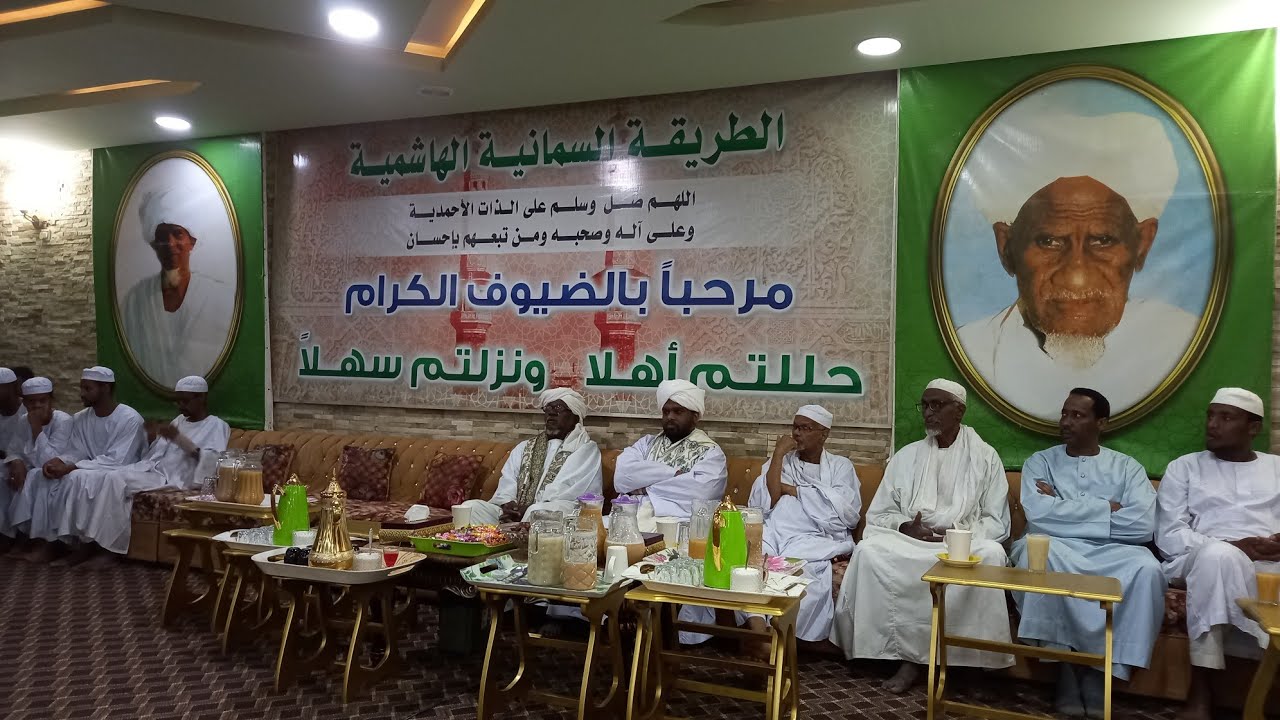 انشاد اذا طير على المادح مكرم في زيارة الشيخ احمد الشيخ الشعراني والمريدين لفضيلة الشيخ المختار