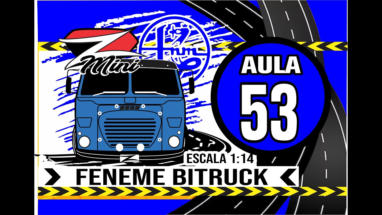 PRODUÇÃO MINIATURA CAMINHÃO FENEME BITRUCK CARGA SECA ESC. 1:14 - VIDEO 53