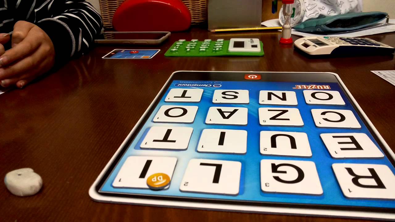Partita a ruzzle (gioco da tavolo)