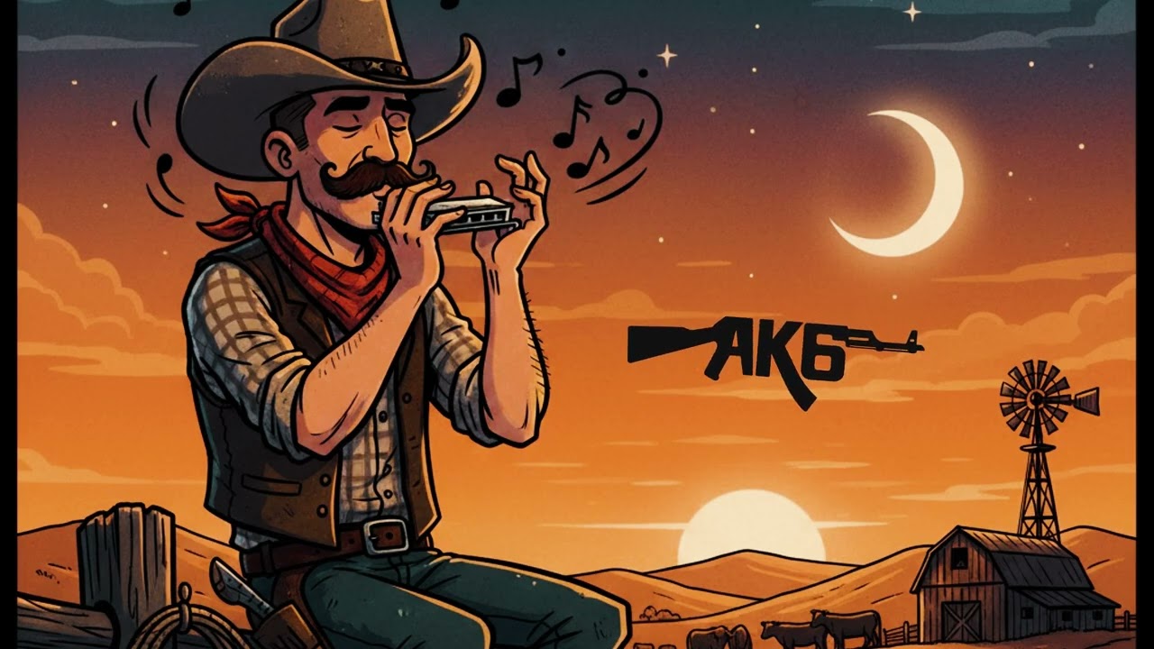 Cowboy 🪗 | Freestyle Beat 2025 | A Major | 120 BPM | Harmonica Type Beat | Chill Western Vibe