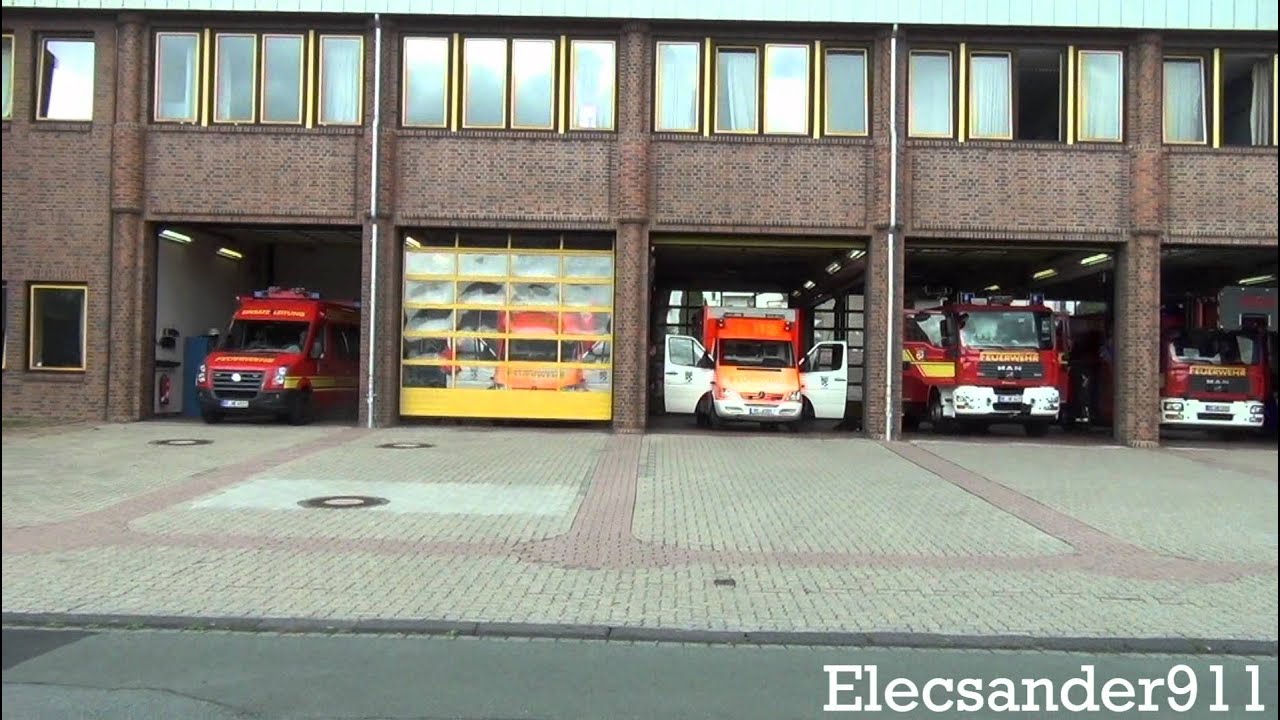 Löschzug + 2x RTW BF Herten + Durchsage