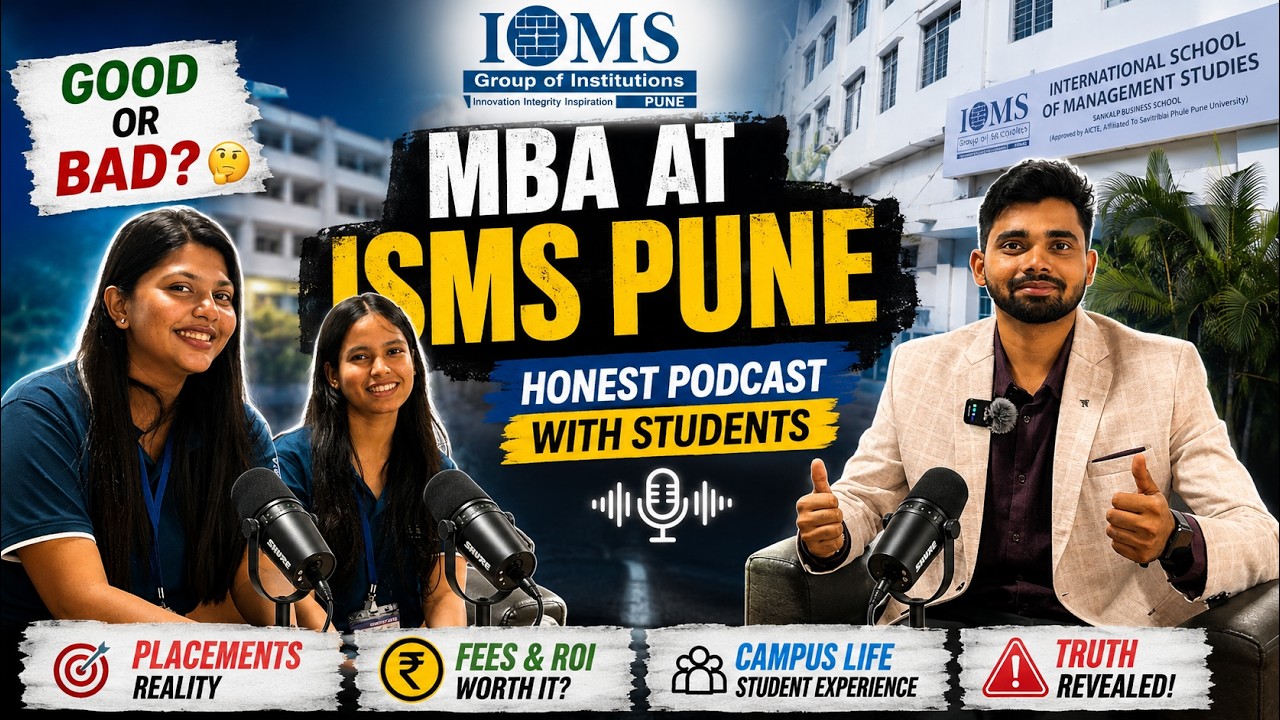 MBA at ISMS Pune: Good or Bad? 🤔 Honest Podcast with Students