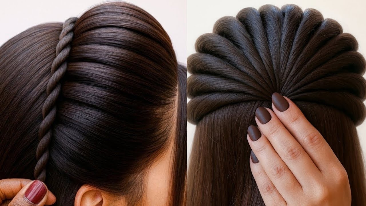 Very Easy Hairstyle | Beautiful Hairstyle for Girls | Hairstyle for Wedding | New Hairstyle for Girl