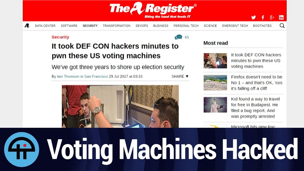 Voting Machines Hacked in Minutes