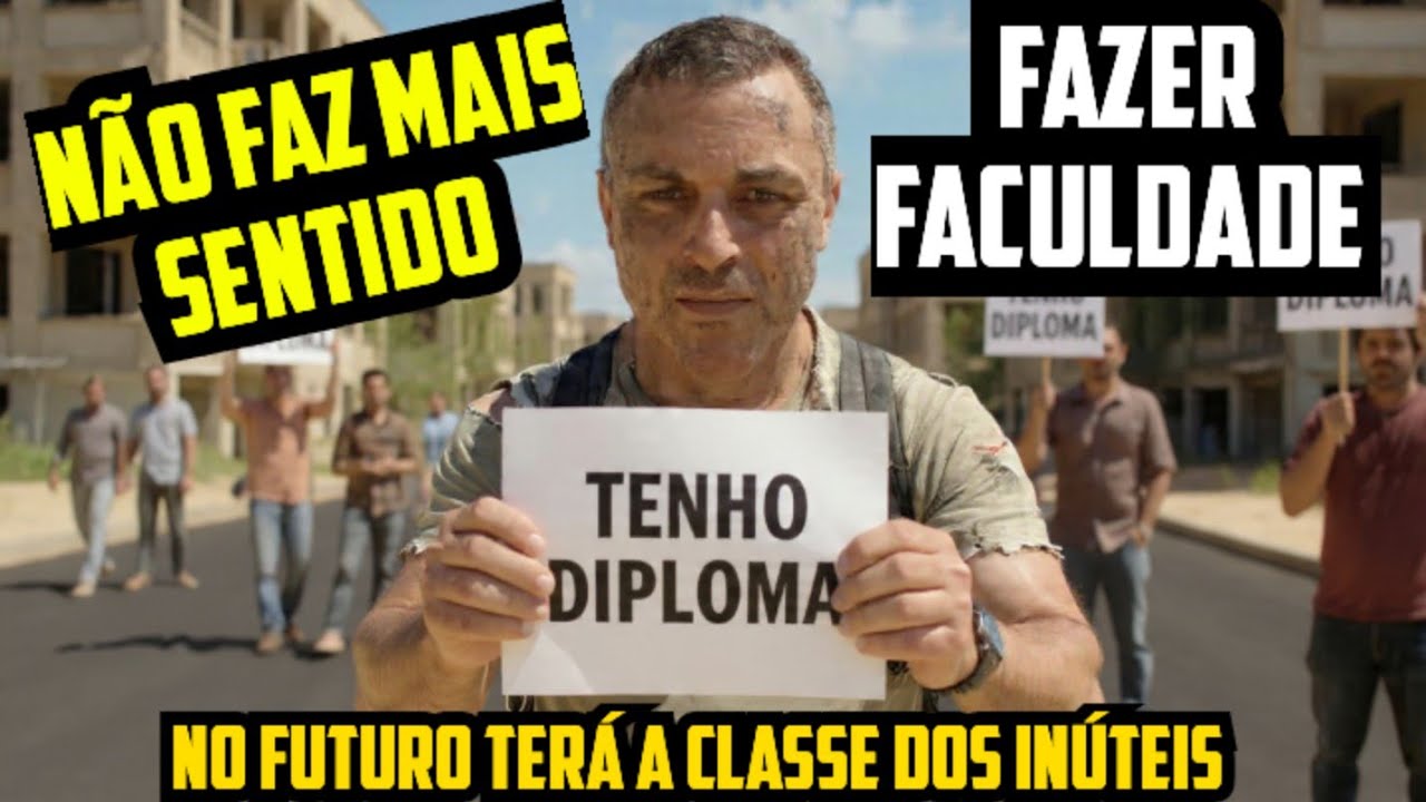 Sem poder juntar dinheiro e ter uma profissão, será assim o futuro?