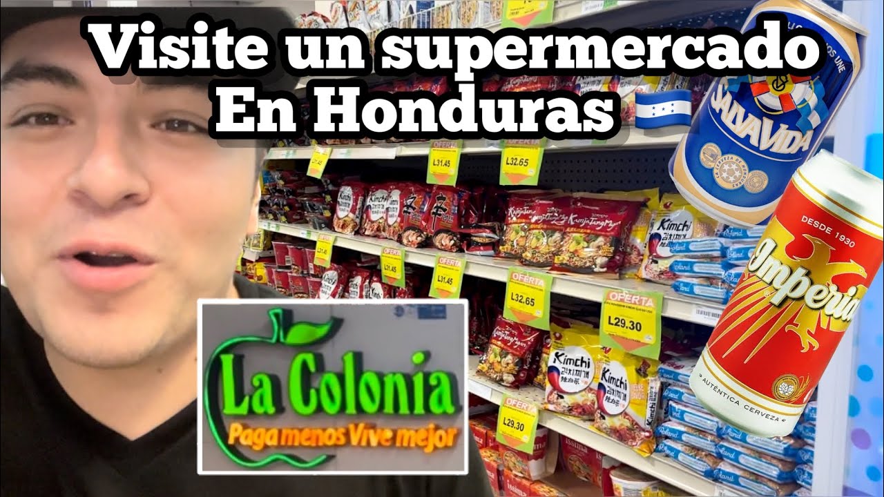 VISITE un SUPERMERCADO en Honduras! 🇭🇳🏪