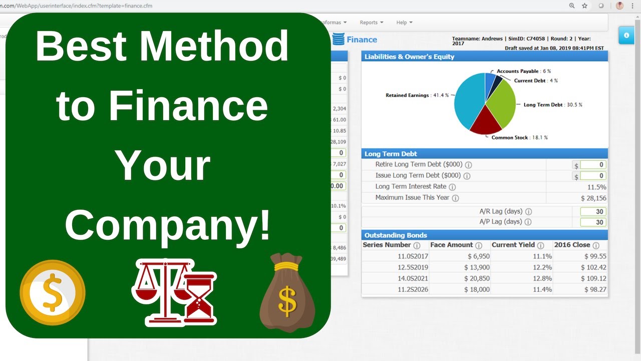 Capsim - Finance, Leverage, and Days of Working Capital