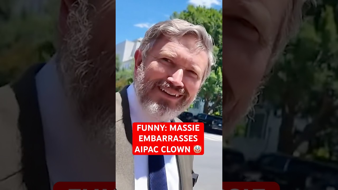 ŚMIESZNE: Massie NISZCZY plan marionetki AIPAC 🤡 #breakingnews #theyoungturks #anakasparian #cenk...