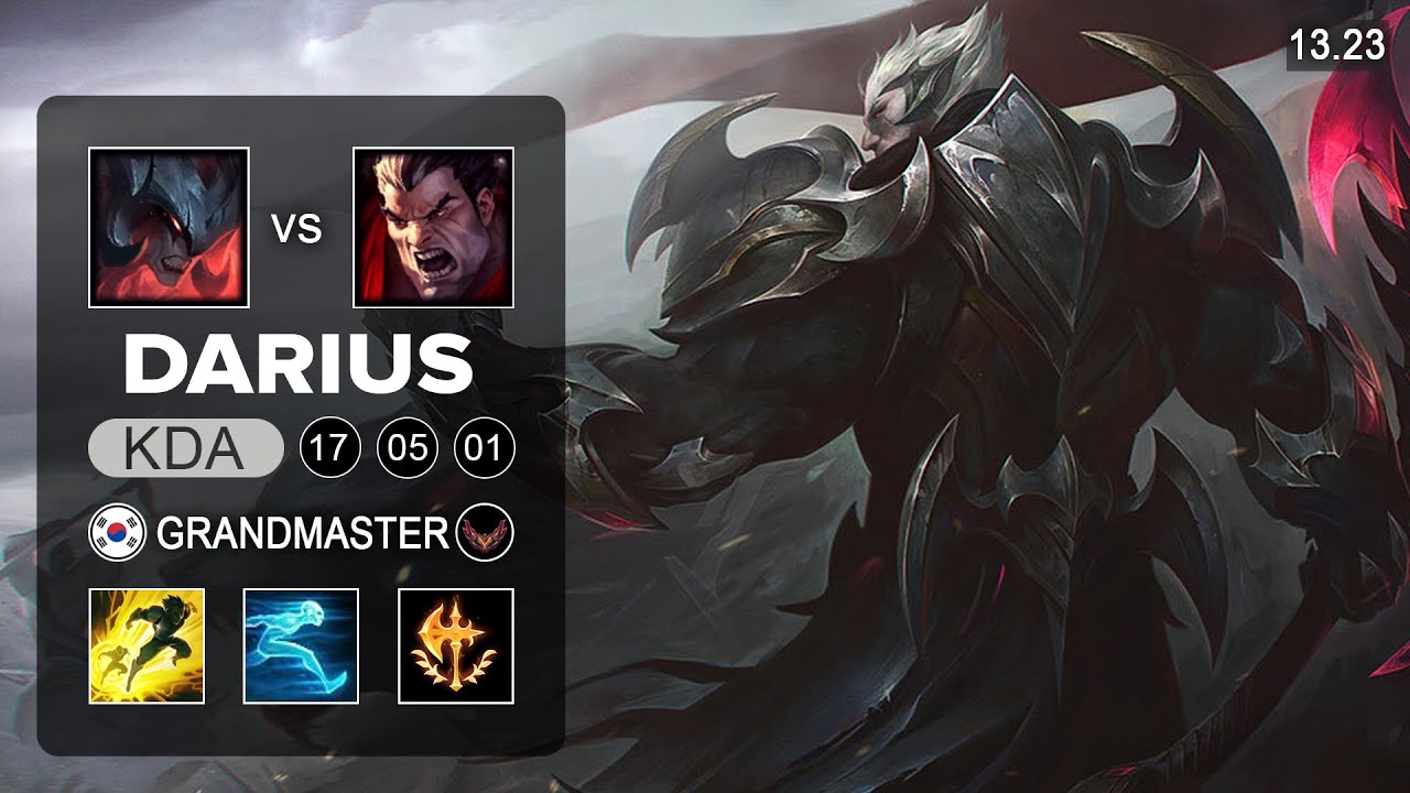 Darius vs Aatrox Top - KR Grandmaster - Patch 13.23 Season 13
