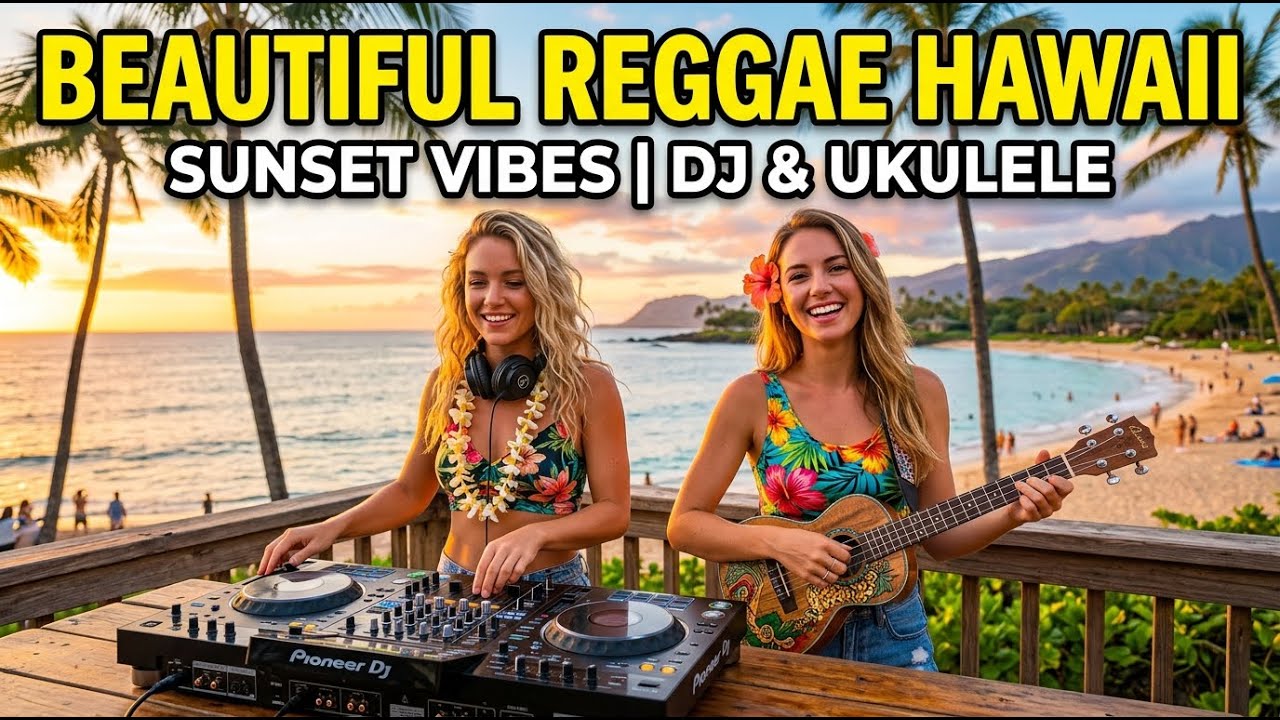 Hawaiian Reggae Paradise 🌴 Tropical Reggae Chill Music for Beach Relaxation