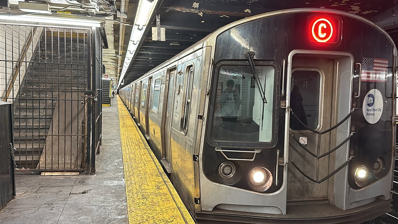 IND Fulton St Line: (A) Exp, (C) Lcl & NIS Trains @ Ralph Avenue (R16, R32, R46, R179, R211A, R211T)