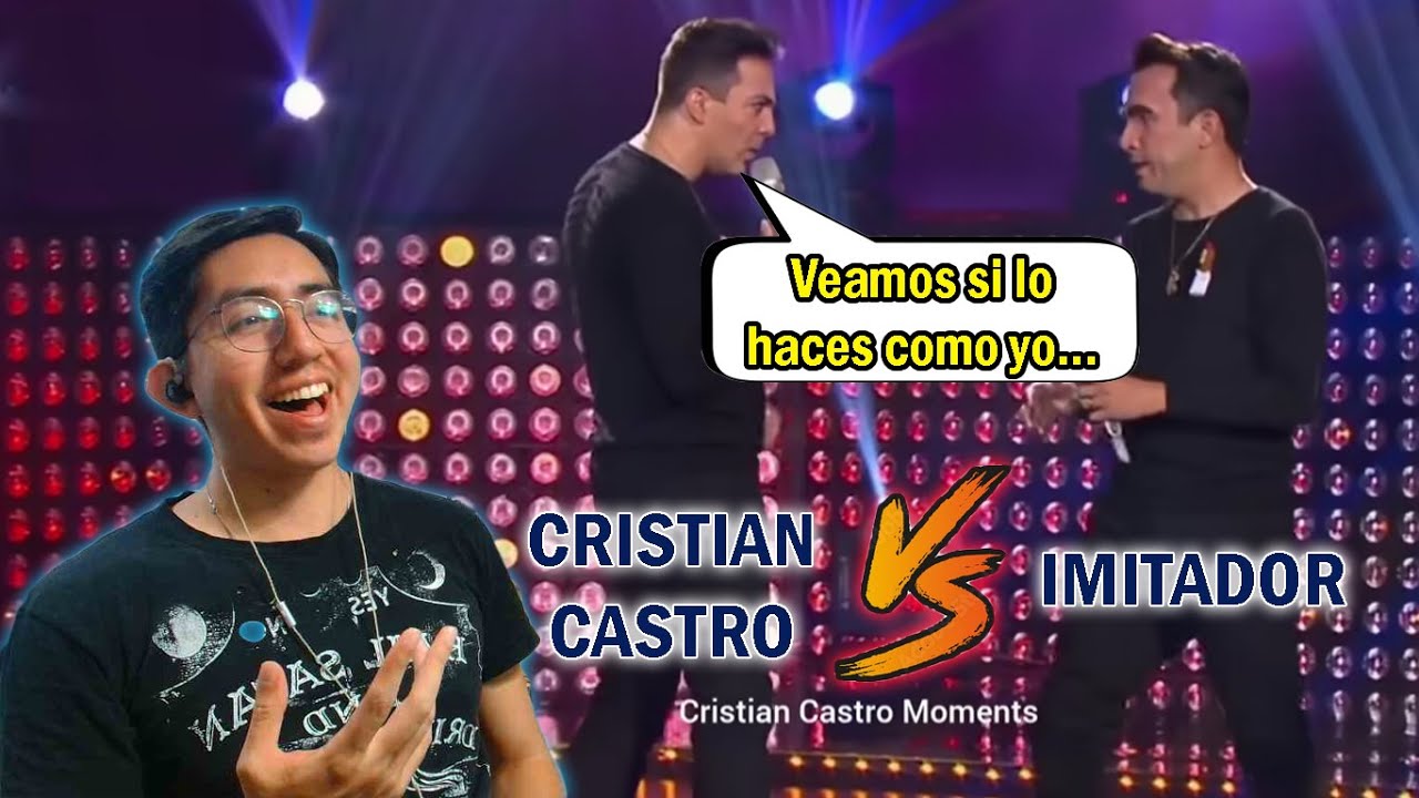 CRISTIAN CASTRO CONFRONTA a su IMITADOR | Reacción