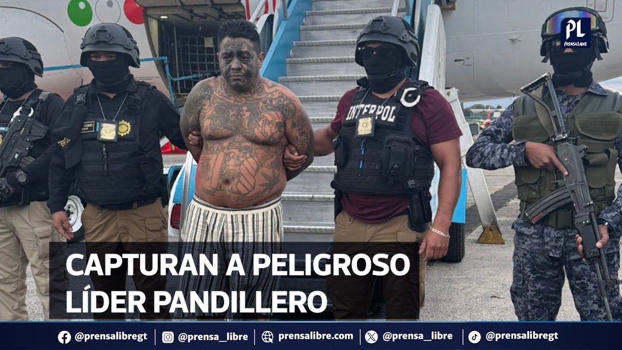 Trasladan a Guatemala a “El smoking”, un peligroso líder pandillero que se fugó de la cárcel