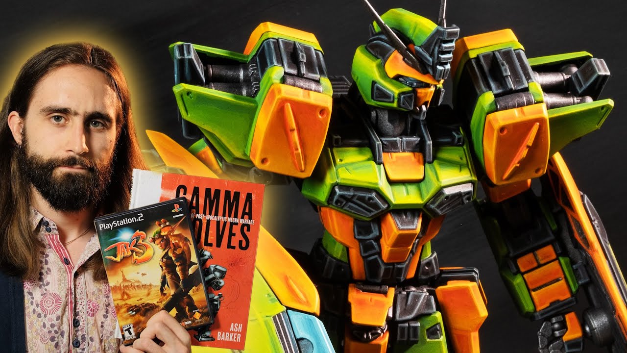 Hand Painted Master Grade Buster Gundam Kitbash for Gamma Wolves