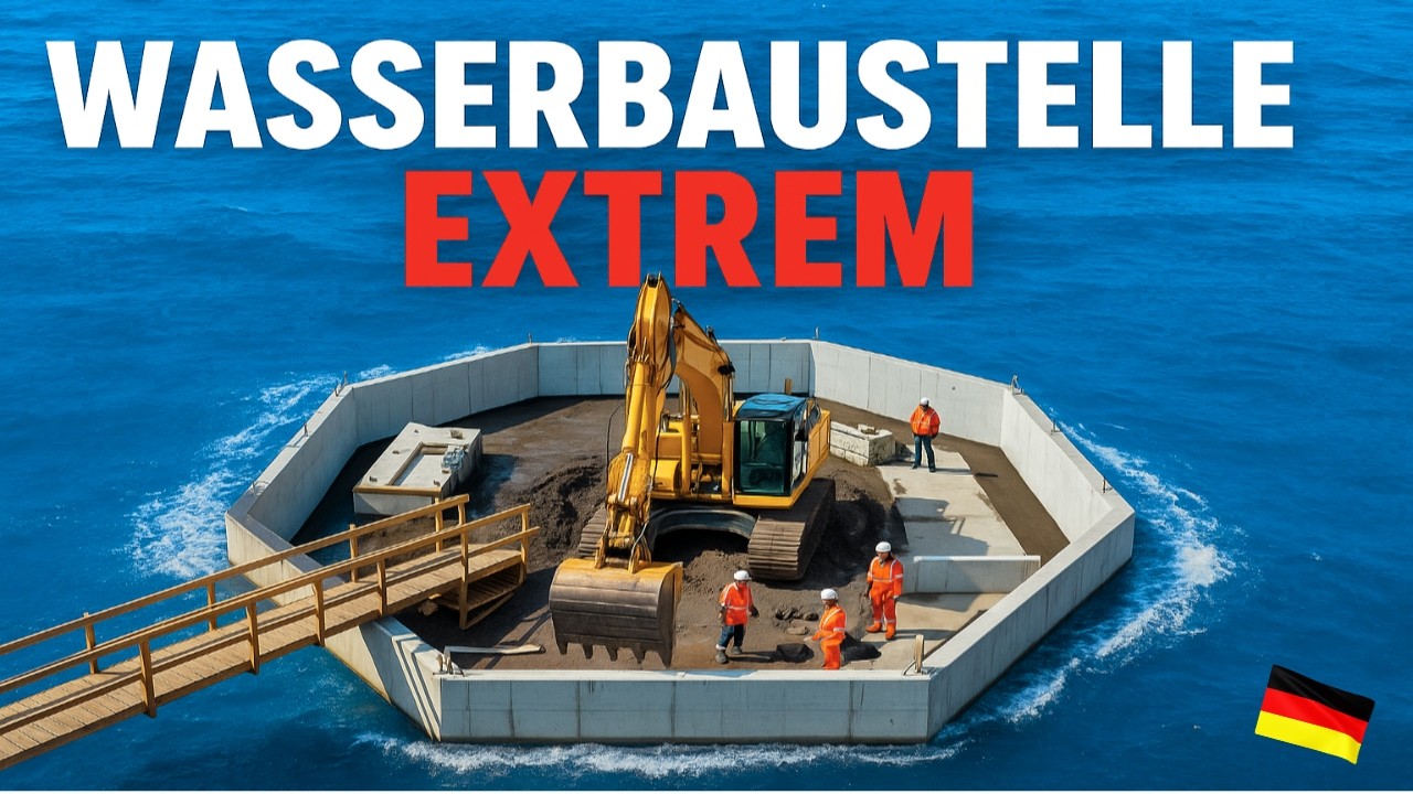 Unsichtbar, RIESIG, unersetzlich – So baut Deutschland mitten im Wasser