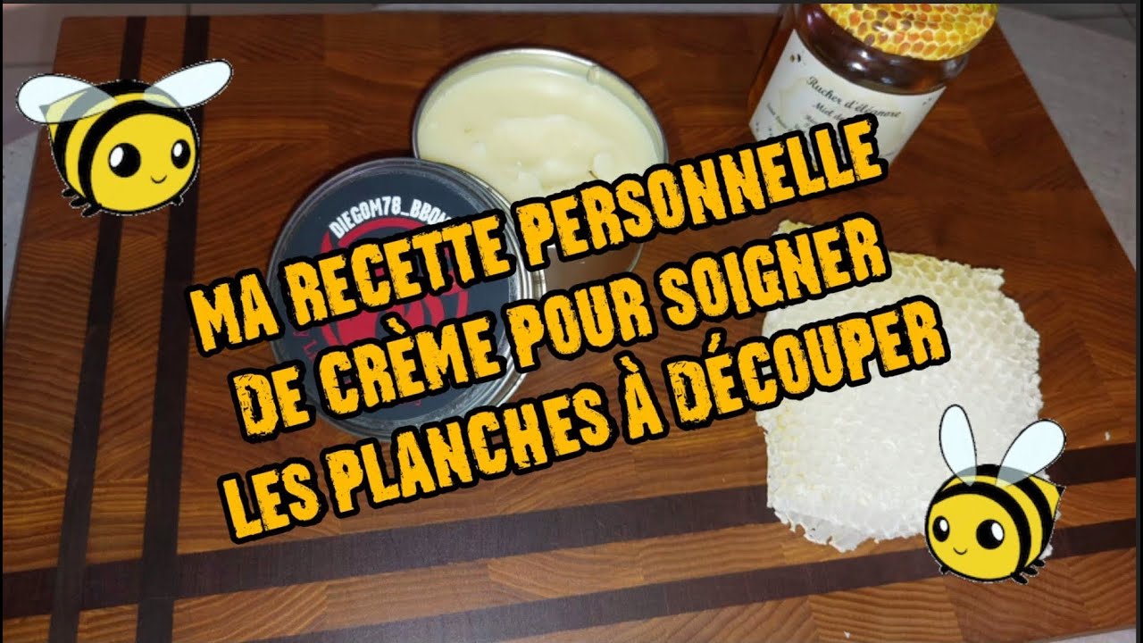 Crème pour planches à découper sous vide