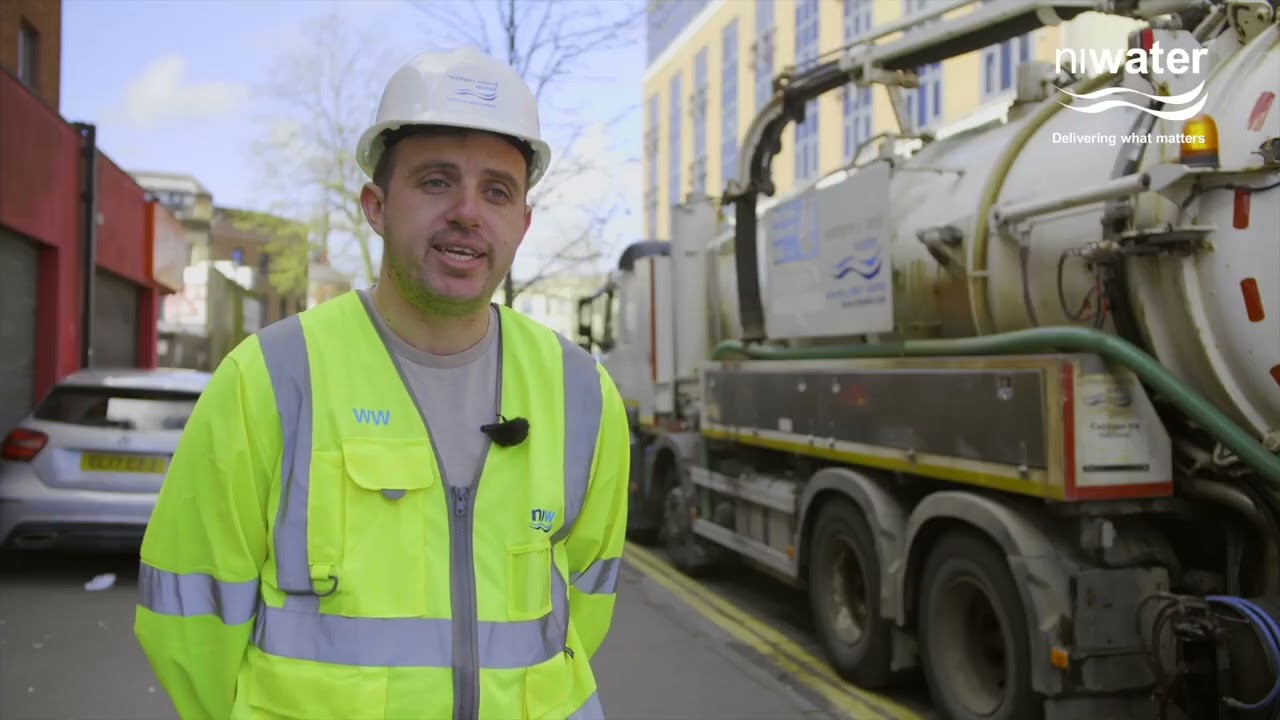 Sewer Blockage Cleared on Donegall Pass, Belfast