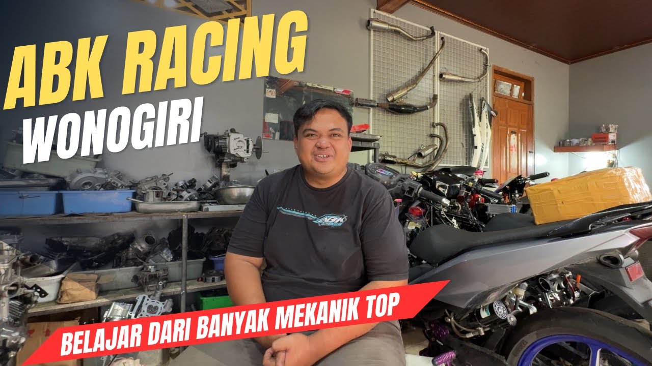Gerebek Markas Bengkel Balap  ABK Racing Purwantoro, Wonogiri