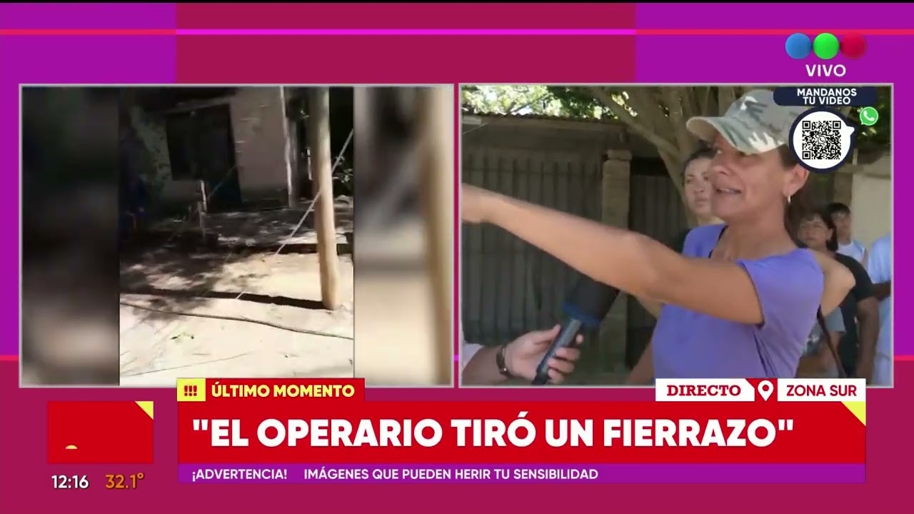 Pelea entre vecinos y operarios de la EPE: un camión arrastró cables y dejó sin luz al barrio