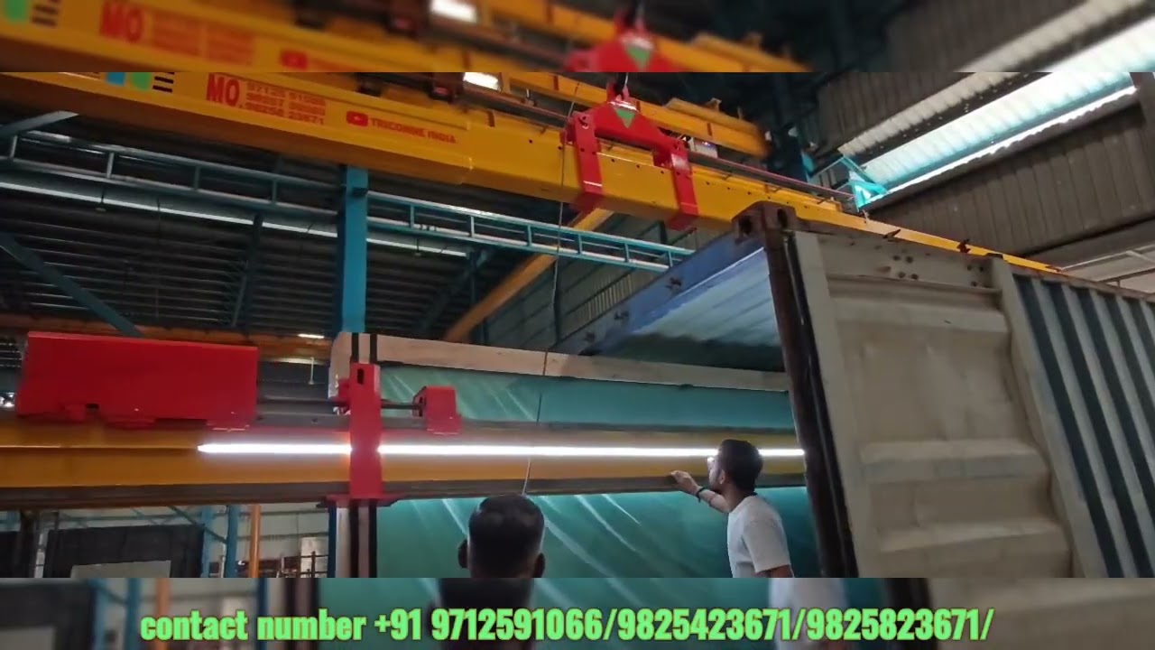 Glass container unloading equipment 