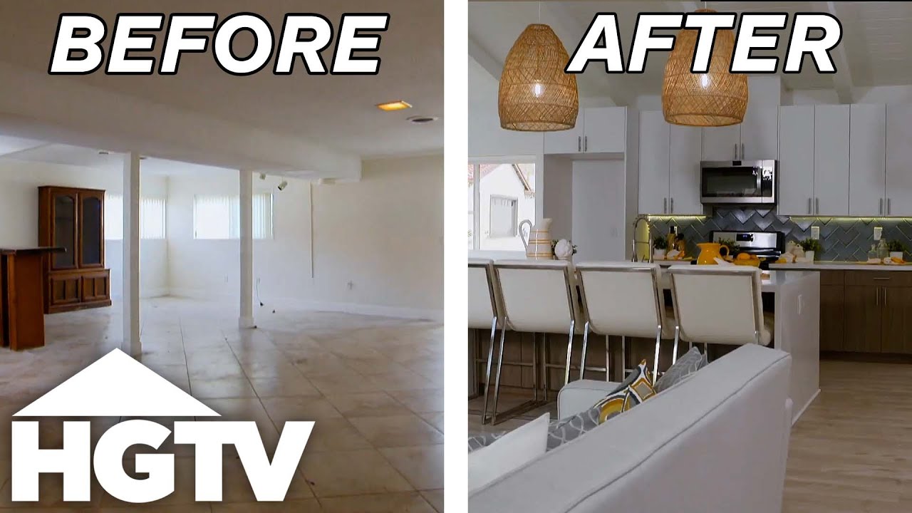 MILLION Dollar House Flip with Vaulted Ceilings | Flip or Flop | HGTV