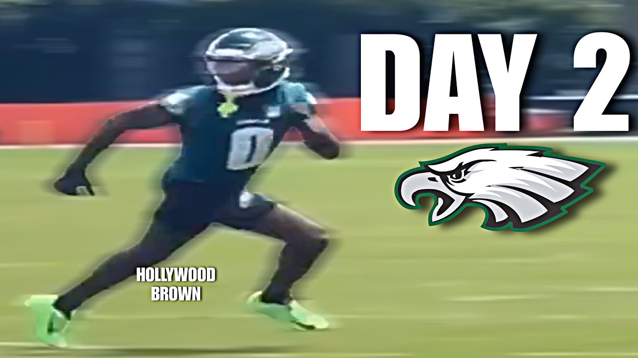 Philadelphia Eagles Mandatory Minicamp Camp DAY 2 HIGHLIGHTS: Hollywood Brown Looks EXPLOSIVE! +MORE
