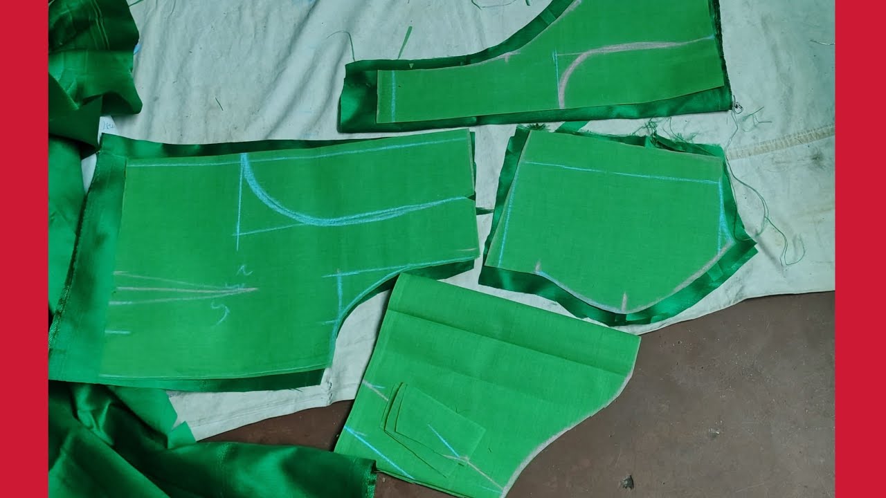 ২৭ সাইড ব্লাউজ কাটিং ও ও সেলাই।। Princess cut blouse cutting or teaching.